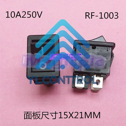 RONG FENG RF-1003 TV-5 Rocker Switch 4 Pins 2 Positions 10A 250VAC T85 1PCS