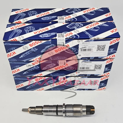 6x 0445120237 Fuel Injectors 4934411 4944476 Bosch For Cummins ISC ISL 8.3L 8.9L