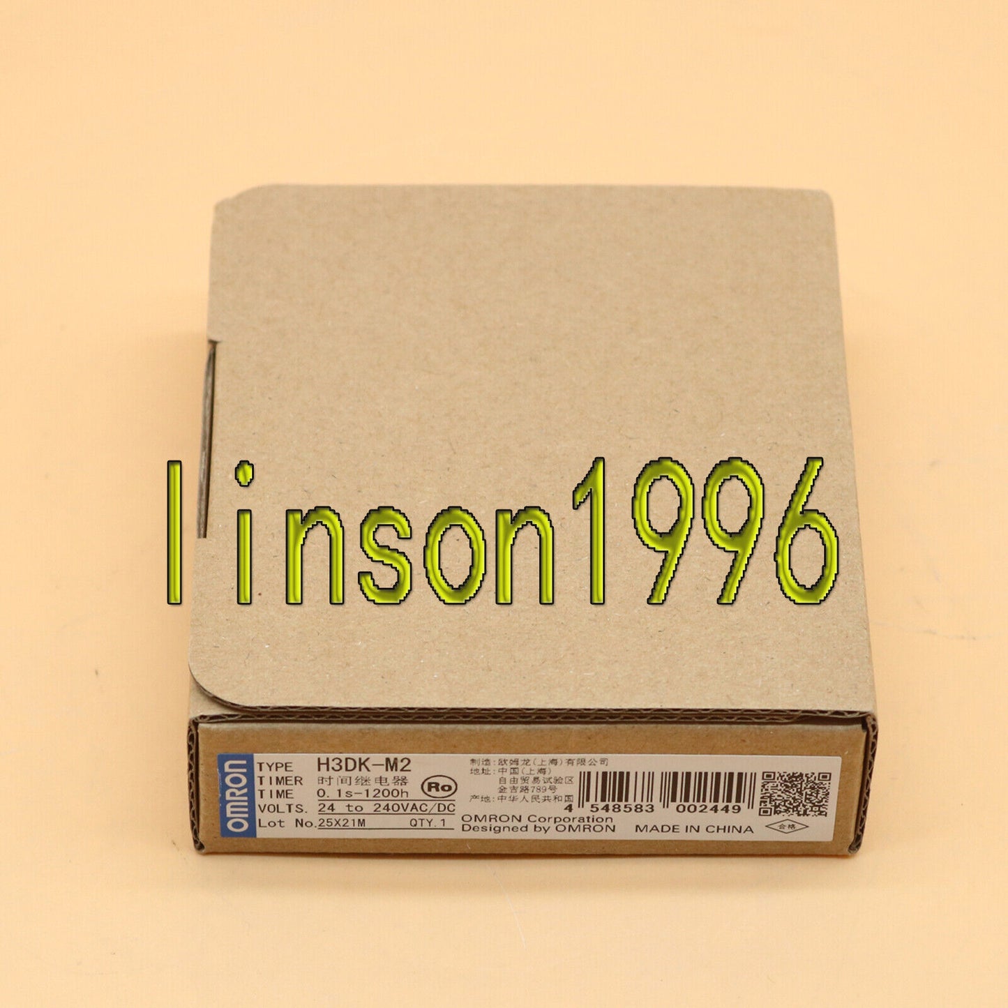 New ONE Omron Timer Relay H3DK-M2 H3DKM2 24-240VAC/DC Timer relay with high efficiency and fast shipping. - OMRON