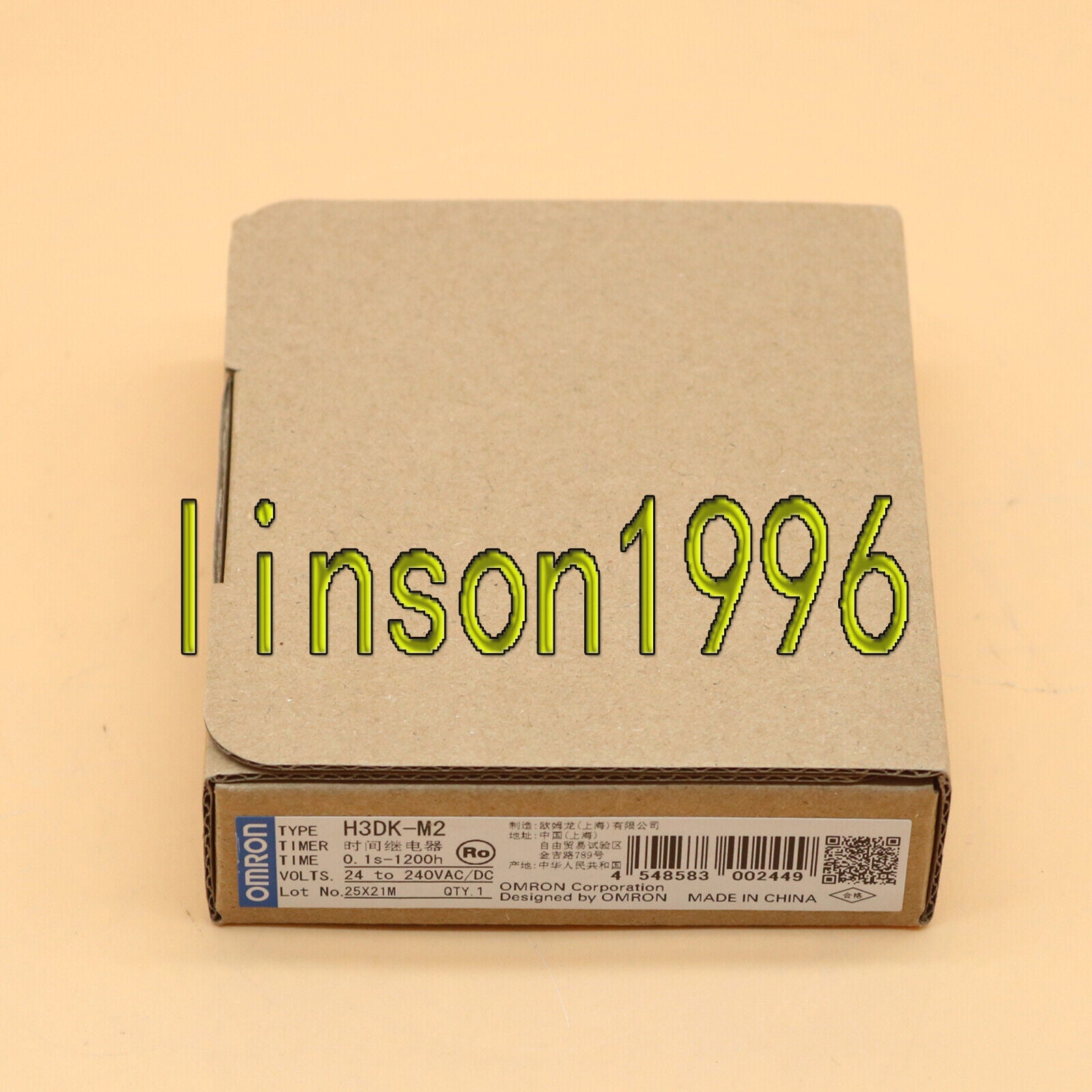 New ONE Omron Timer Relay H3DK-M2 H3DKM2 24-240VAC/DC Timer relay with high efficiency and fast shipping. - OMRON