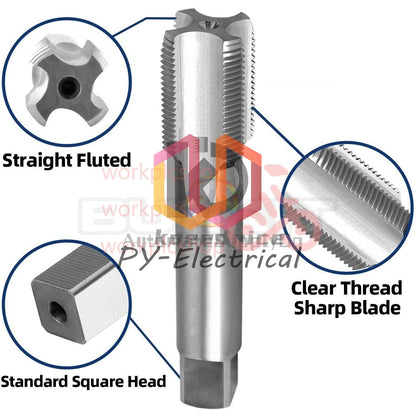 M36 X 1.5 Thread Tap Right Hand, HSS M36x1.5 Straight Fluted Machine Tap