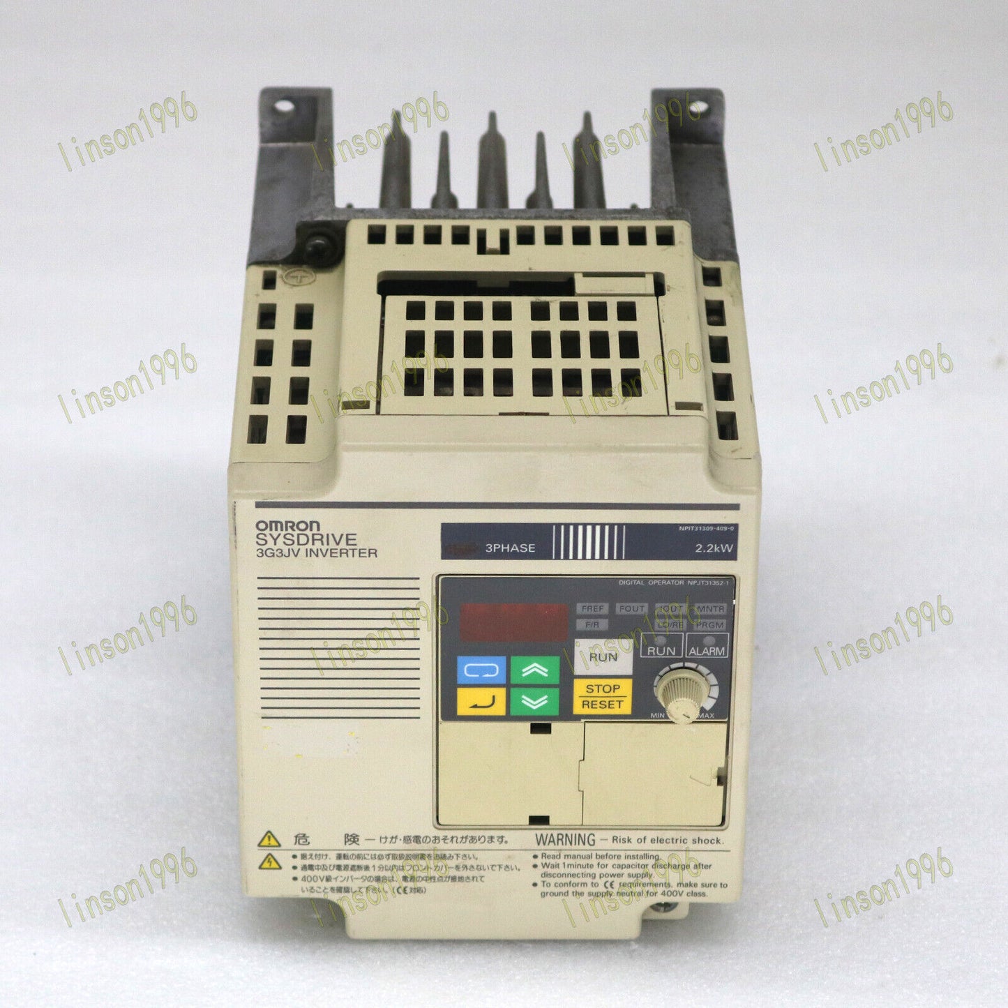 Omron 3G3JV-A2022 Inverter 220V 2.2KW Tested SHIP - OMRON
