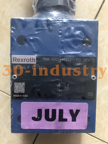 Rexroth DBDH6 P 1X/200 Relief Valve 50bar - New Replacement Part - REXROTH