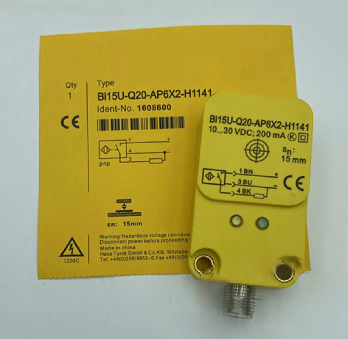 new TURCK Bi15U-Q20-RP6X2-H1141 Inductive Sensor - TURCK