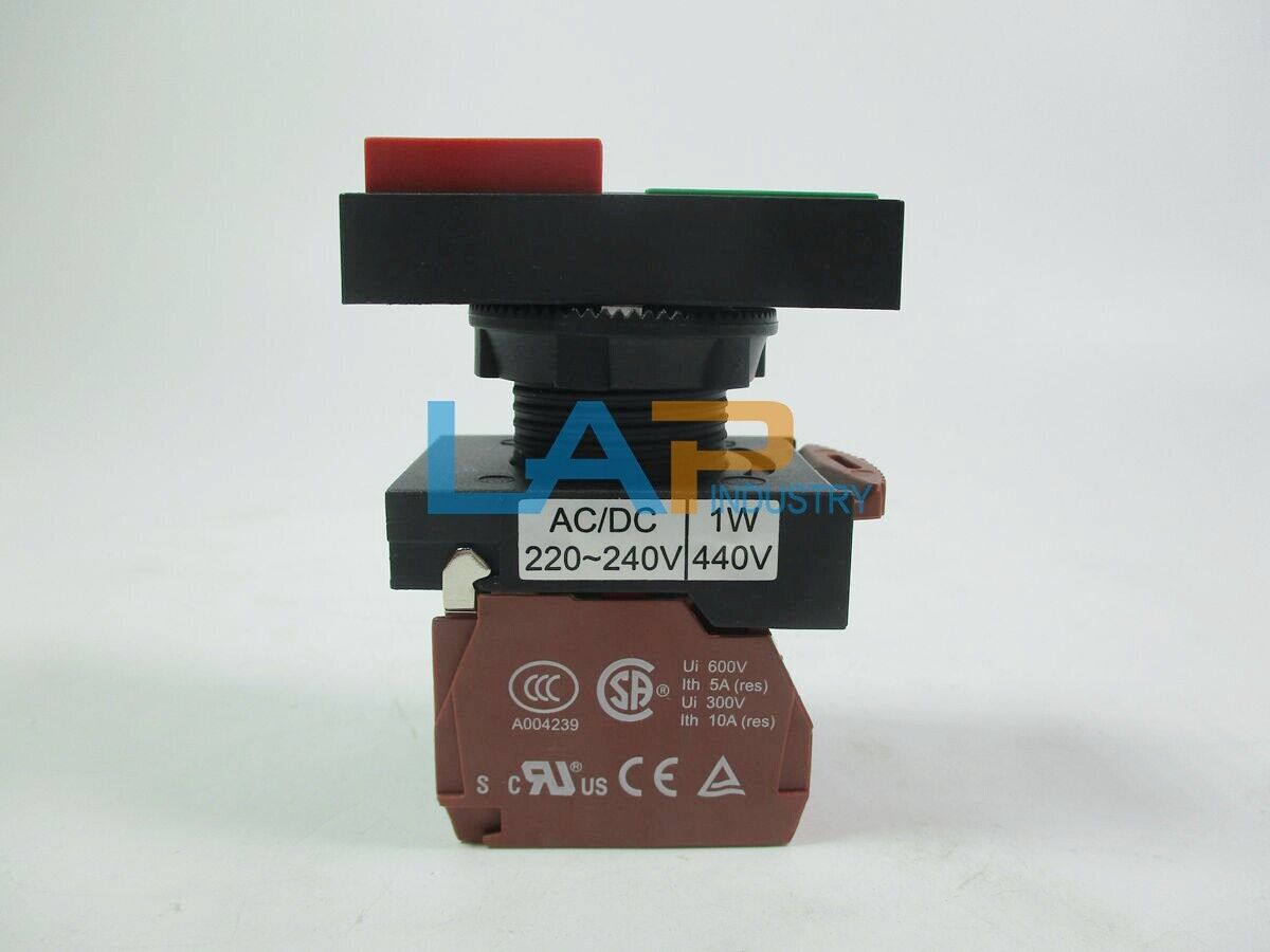 4PCS NEW NEW NHD NLB22-D Double Push Button Switches Protruding Head 220V 1A1B - NHD