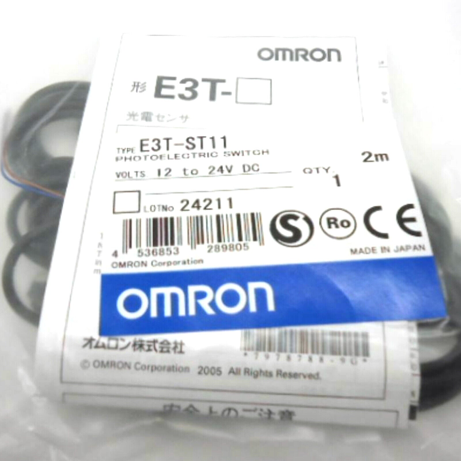 new 1PC  OMRON E3T-ST11 Proximity Switch Photoelectric Sensor