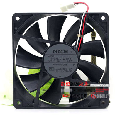 1pcs NMB-MAT 4710KL-04W-B19 BQ2 12025 12V 0.11A Quiet waterproof fan