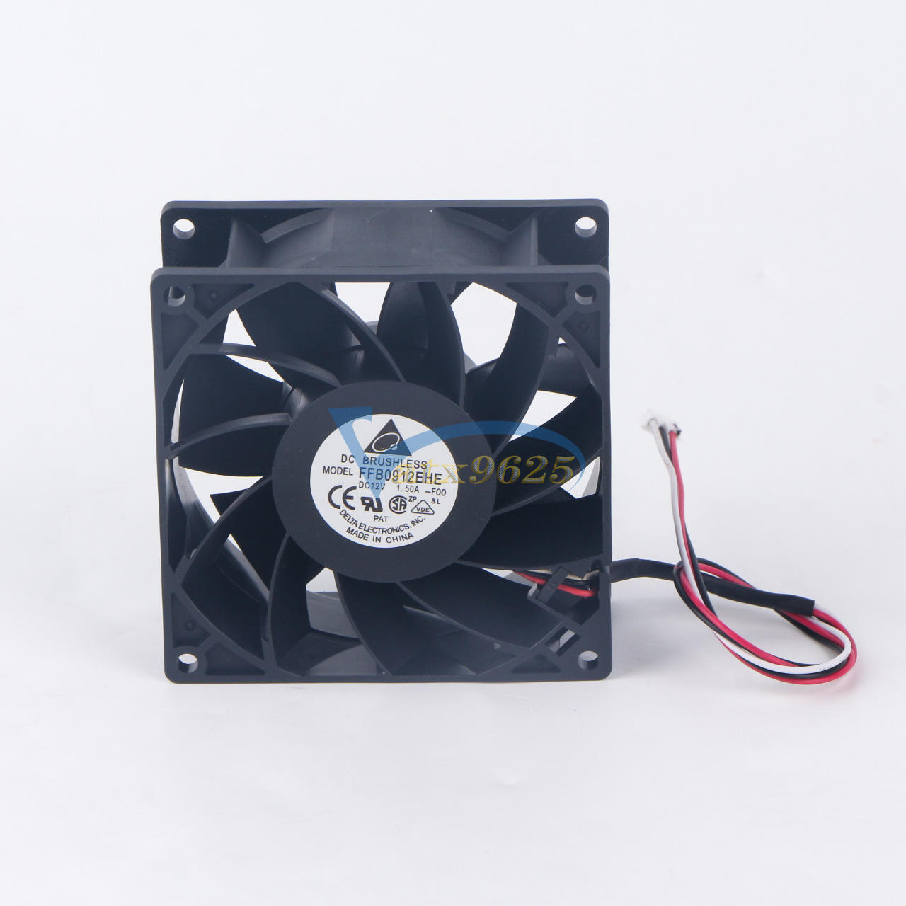 new One Delta High Airflow Fan FFB0912EHE 92x92x38mm 92mm 9038 12V 1.5A 3wire - DELTA