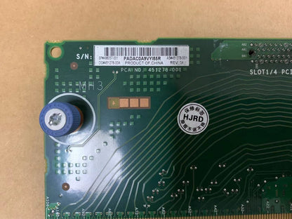 new HP DL380 G6 G7 2 x4 1 x8 PCI-E Riser Card 496057-001 451278-001