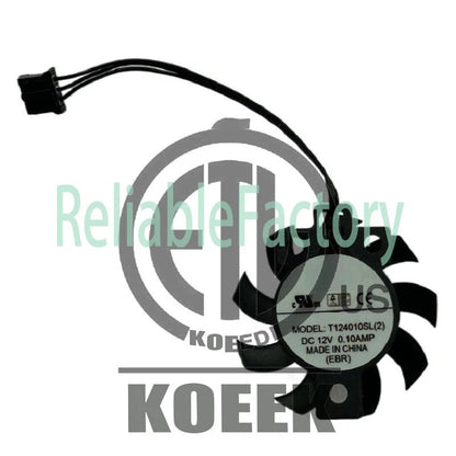 T124010SL(2) DC12V 0.10A 3-wire Cooling Fan 27x27x14mm