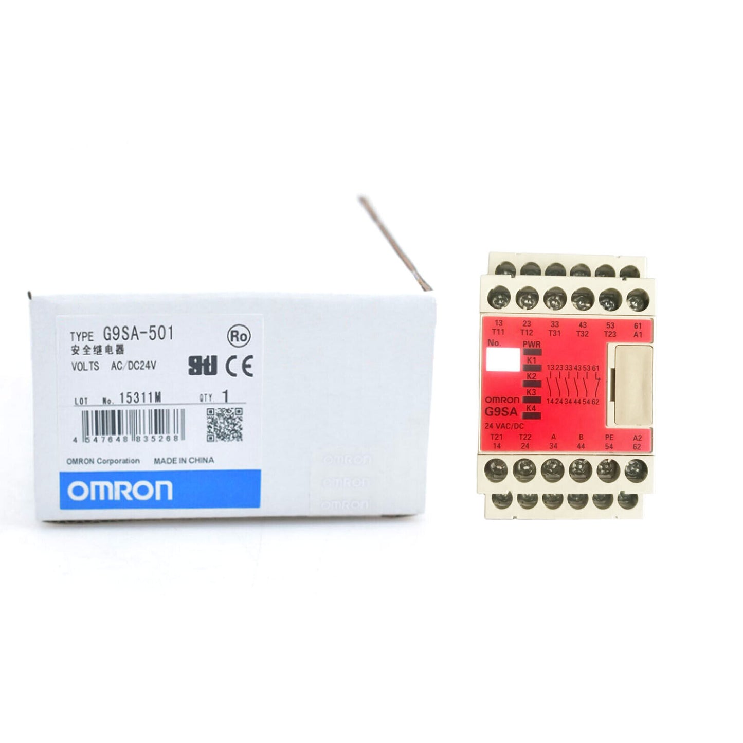 OMRON G9SA-501 AC/DC24 Slim Safety Relay Module - OMRON
