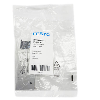 FESTO VUVG-L14-M52-MT-G18-1P3 Solenoid Valve - FESTO