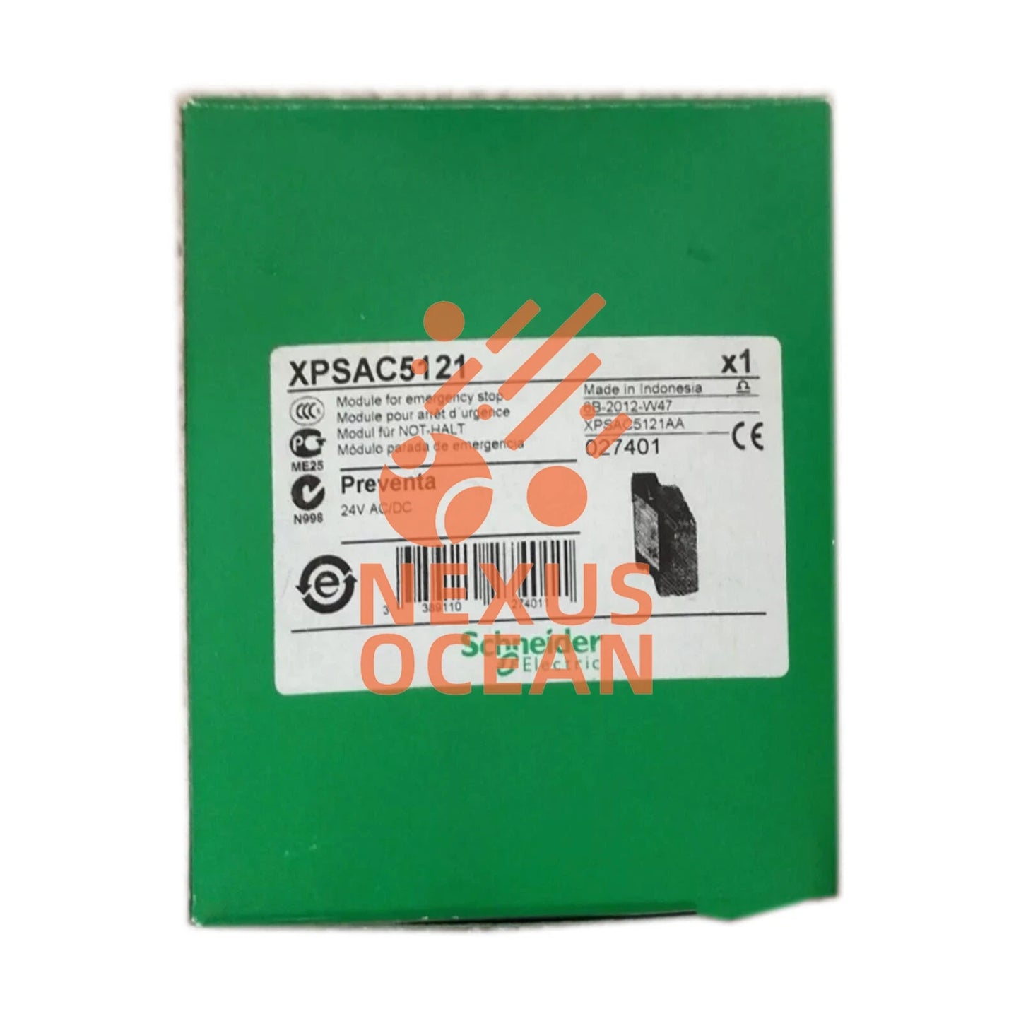 1PCS Schneider XPS-AC5121 24VAC/DC Safety Relay