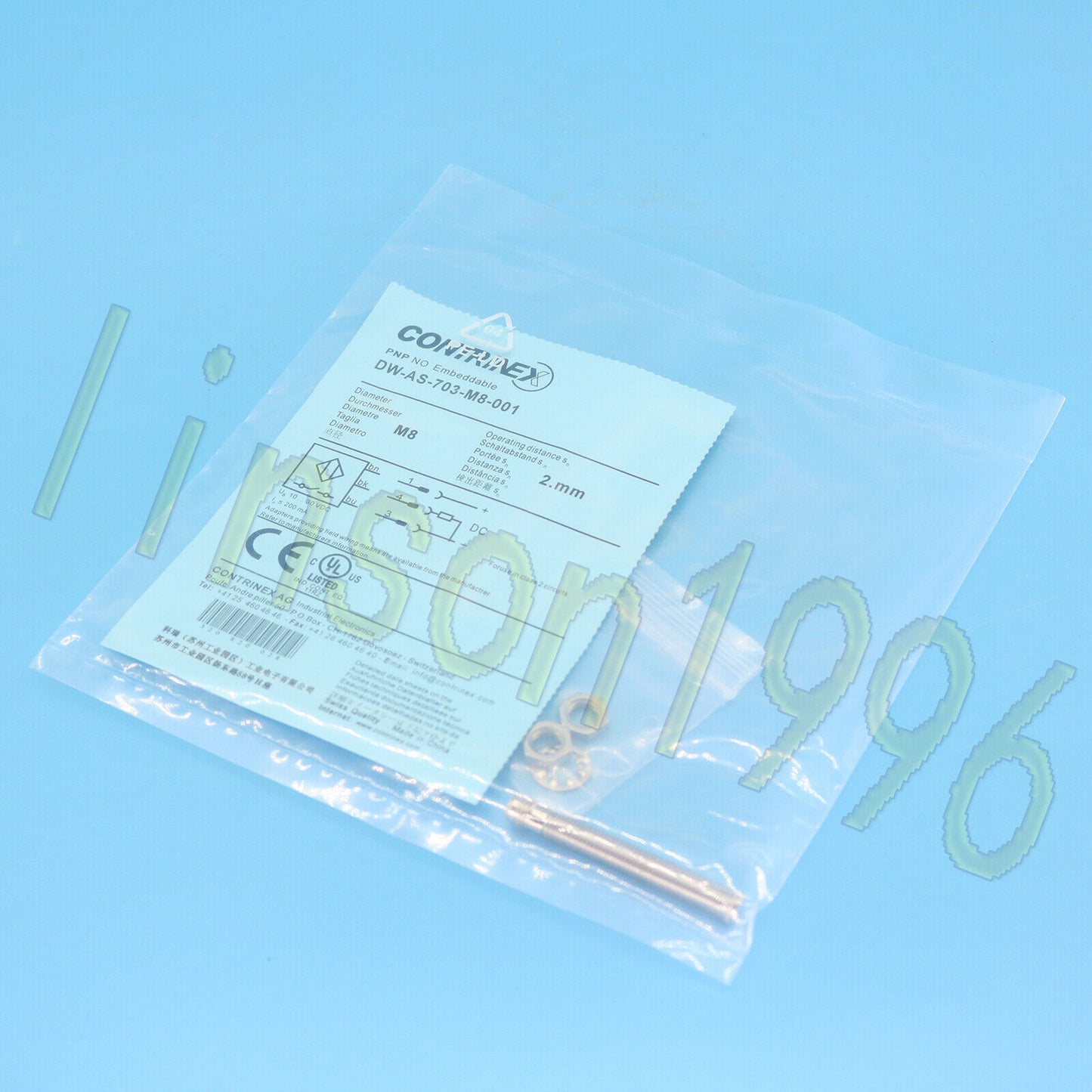 Contrinex Proximity Switch 1PC, DW-AS-703-M8-001, Fast Delivery - CONTRINEX