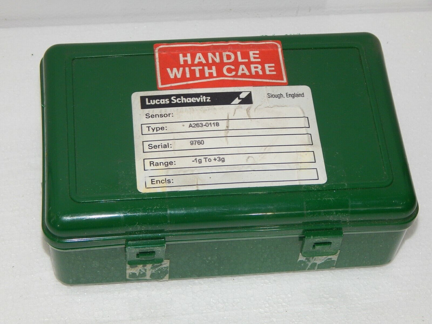 Lucas Schaevitz Accelerometer A263-0118 - 1g to 3g - LUCAS SCHAEVITZ