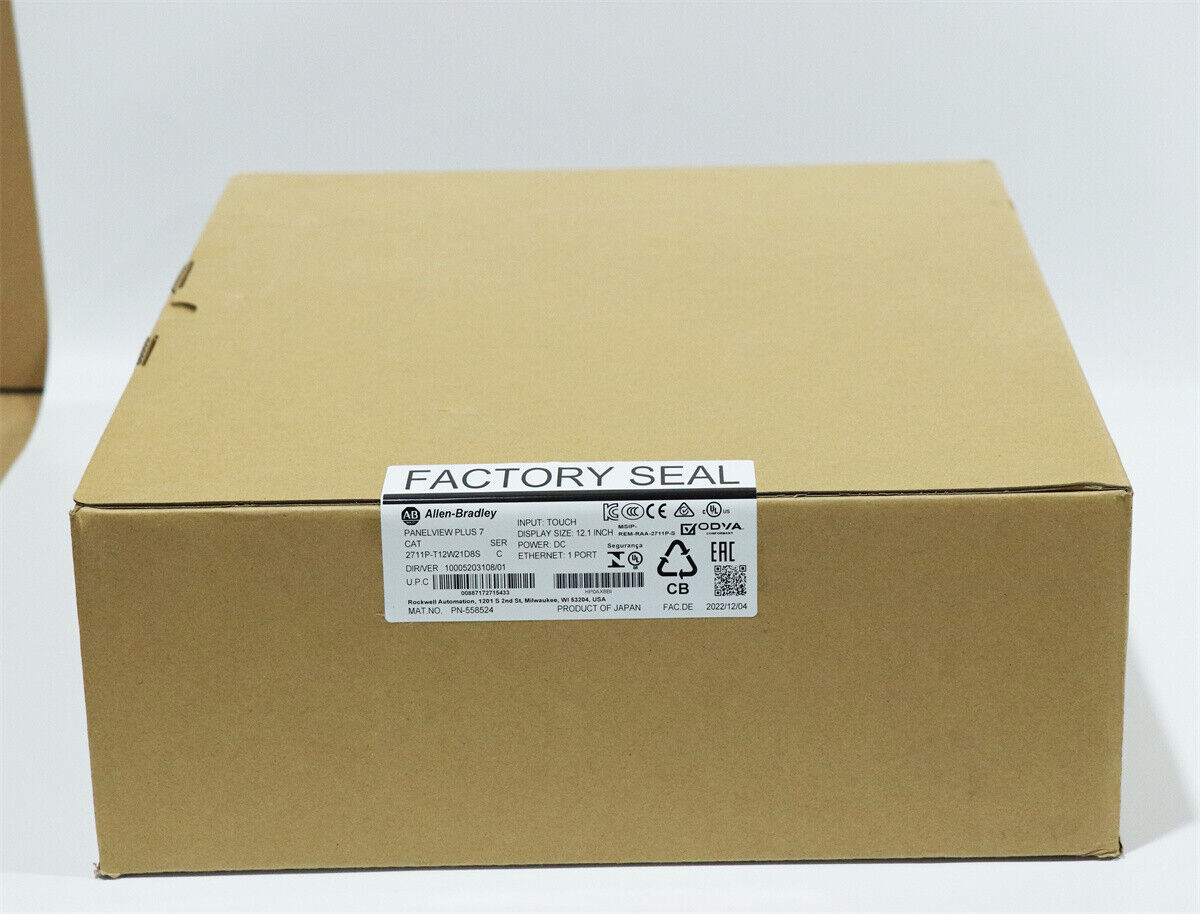 Allen-Bradley 2711P-T12W21D8S PanelView Plus 7-inch Graphis Terminal 12.1-inch NEW - ALLEN-BRADLEY