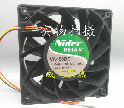 1pcs NIDEC V35130-33 12CM 24V 1.7A Inverter Fan