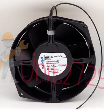 1Pcs W2S130-AB03-34 All metal High temperature fan #un