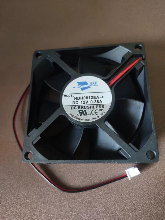 new 1 PCS HXH Fan HDH0812EA -A DC12V 0.38A 8025 8CM 2-pin axial flow cooling fan - HXH