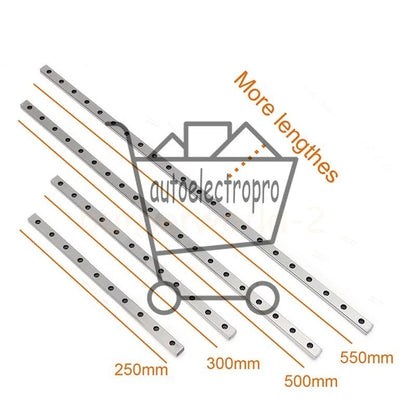 HIWIN Linear Guide Rail HGR15 HGH15CA HGW15CC Linear Block Slider CNC Router