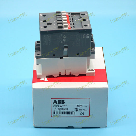 1-PC ABB Contactor A50-30-11 220-230V 50-60Hz Fast Delivery - ABB