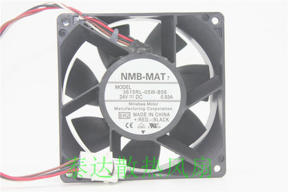 1pcs NMB 3615RL-05W-B56 9038 24V 0.93A inverter fan