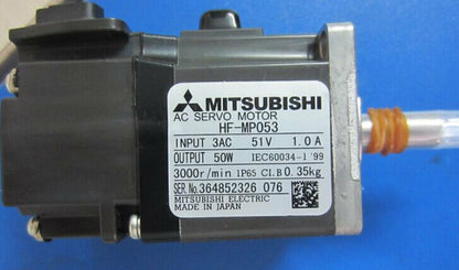 used Mitsubishi AC Servo Mmotor HF-MP053 – Good Condition - MITSUBISHI