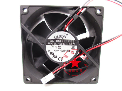 ADDA AD0824UB-F71 24V 0.27A 8032 8CM Cooling Fan