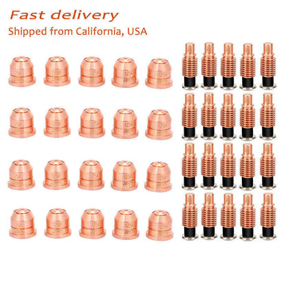 40pcs 220971&220975 Electrode Nozzle For Powermax Plasma Cutter125 Plasma Torch