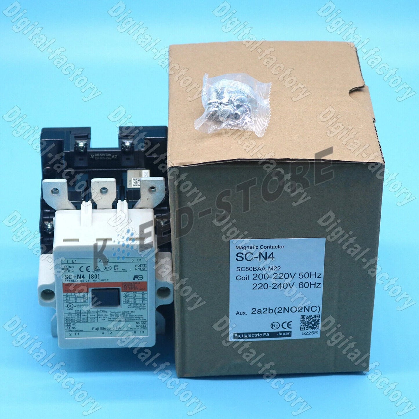 1PCS FUJI AC contactor SC-N4 [80] 220VAC