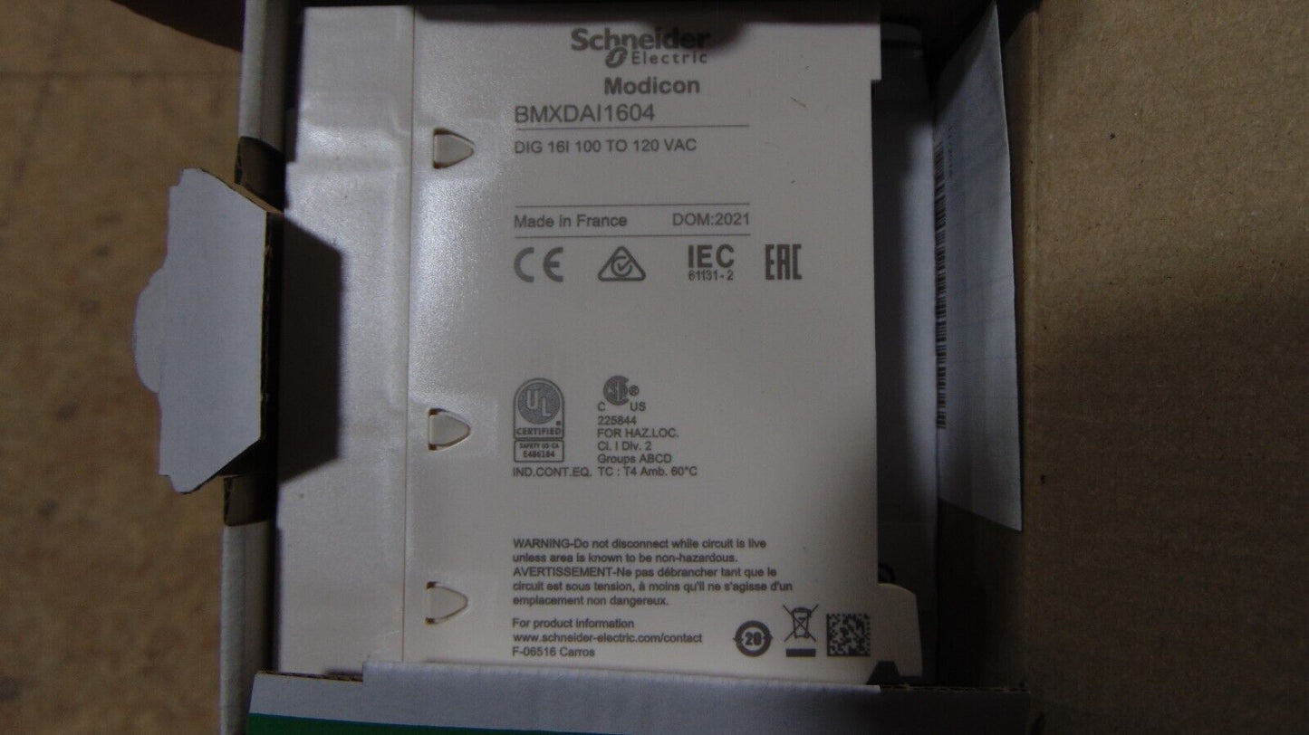 new Modicon BMXDAI1604 Discrete Input Module - MODICON