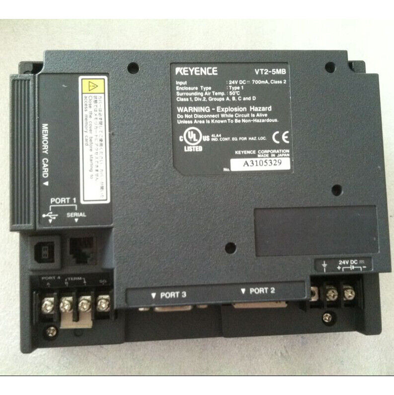 Keyence VT2-5MB Operator Panel - Industrial Control Panel - KEYENCE