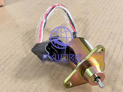 Fuel Shut Off Stop Solenoid Valve 1503ES-12S5SUC12S 12V for YANMAR Diesel Engine