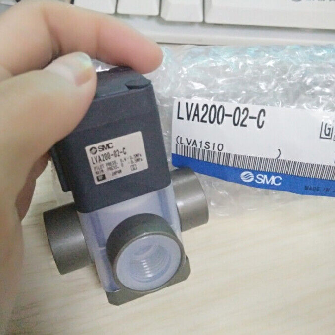 SMC Solenoid Valve LVA200-02-C ONE YEAR - SMC
