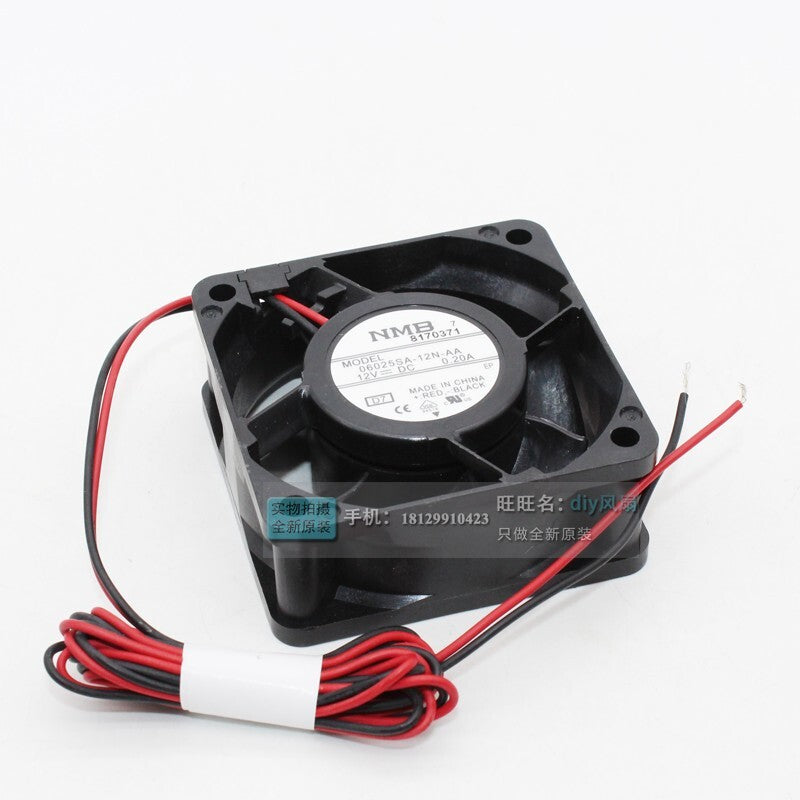 NMB 06025SA-12N-AA 12V 0.20A 6025 6cm power silent cooling fan