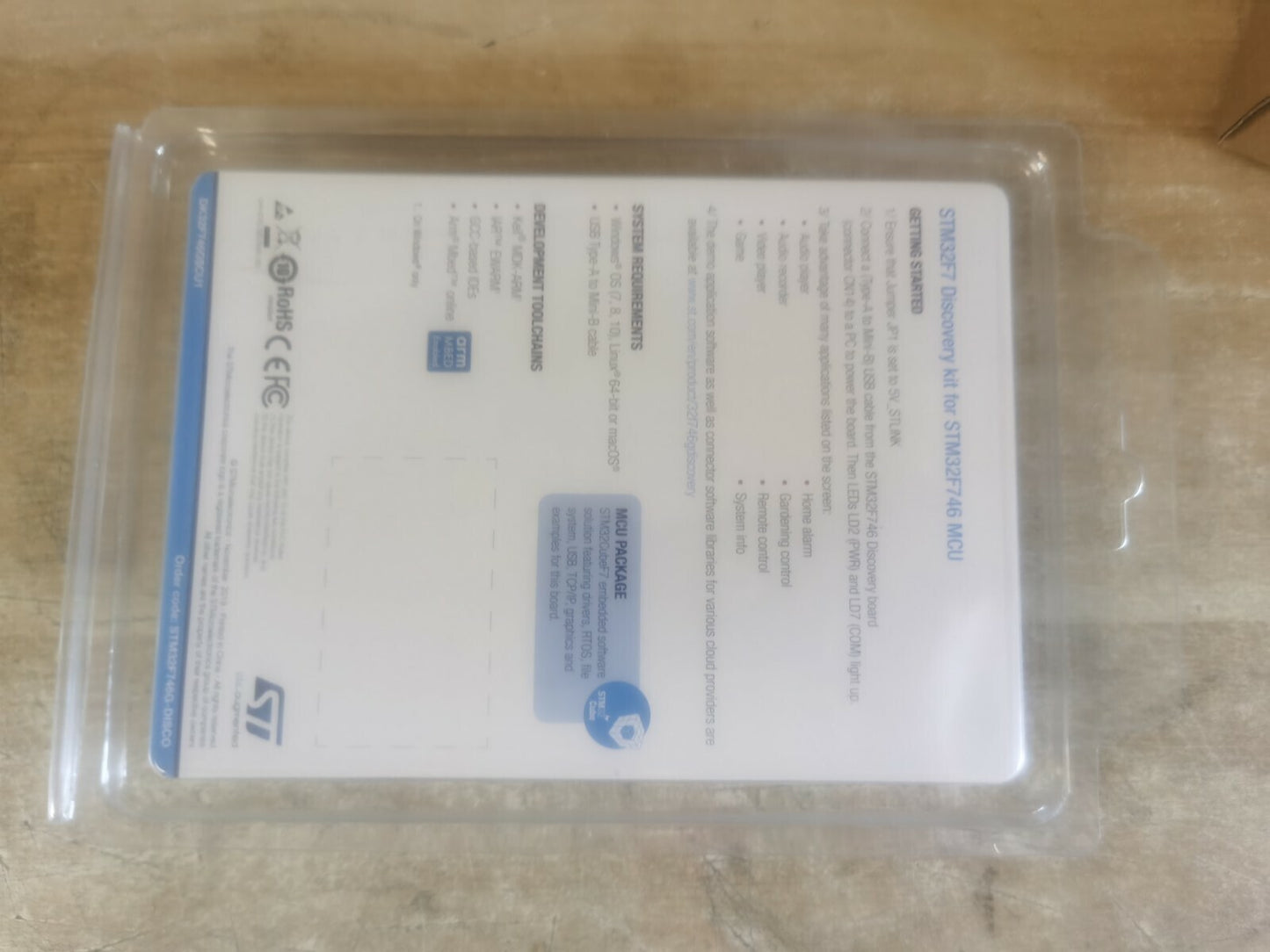 1PC ST STM32F746G-DISCO STM32F746GDISCO Development Board  Free Ship