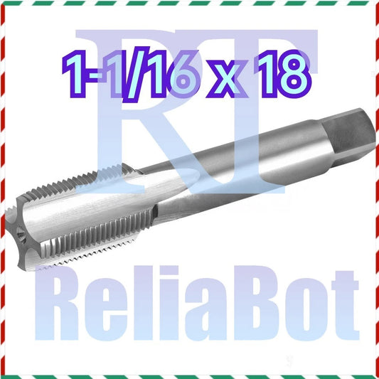 1PCS 1 1/16"-18 UNEF Thread Tap Right Hand, HSS 1-1/16 x 18 Straight Fluted Tap#