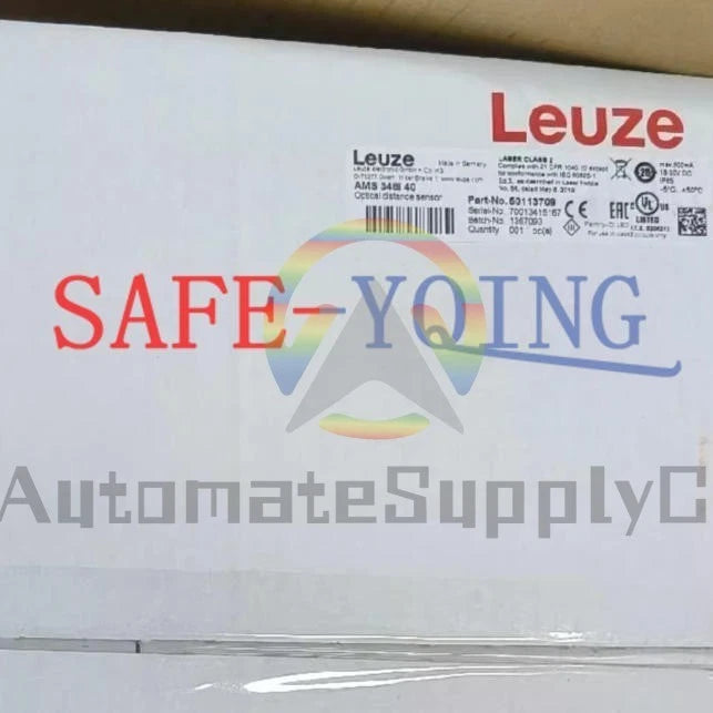 One leuze 50113709 AMS 348i 40 distance measuring sensor