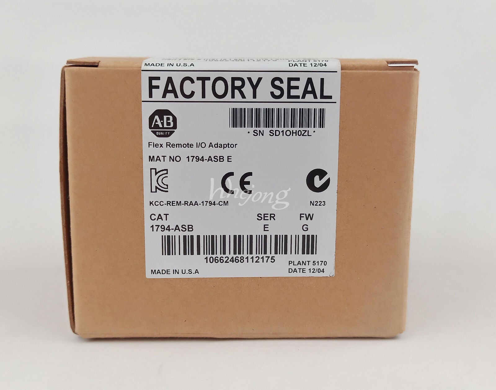 Allen-Bradley 1794-ASB Remote RIO Adapter 24V DC - ALLEN-BRADLEY