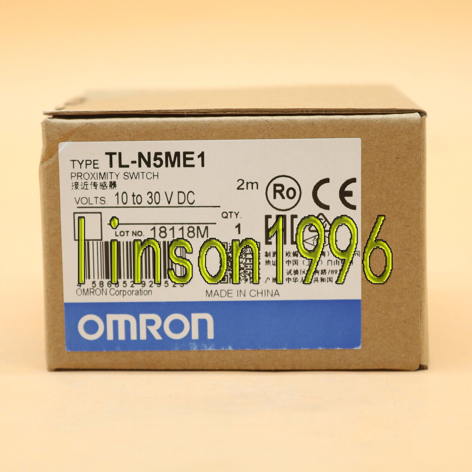 Omron Proximity Switch TL-N5ME1 10-30VDC FAST SHIP - OMRON