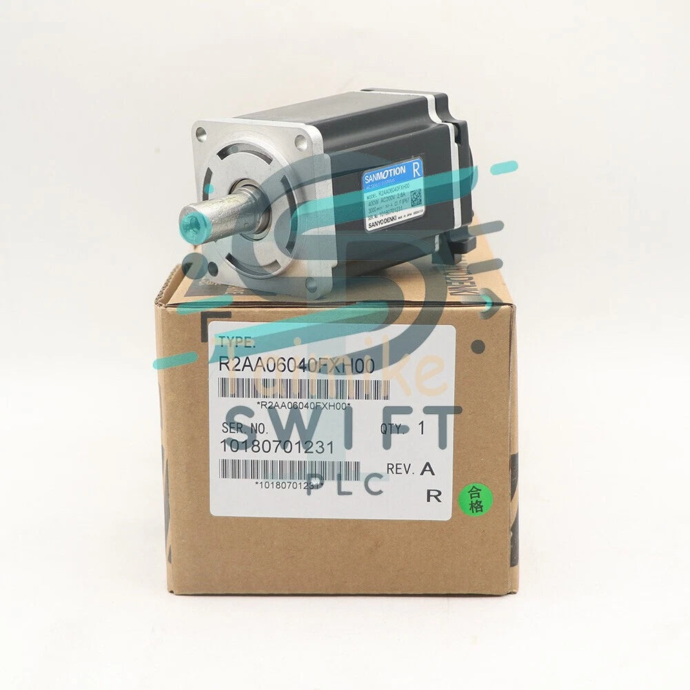 1PCS For SANYO R2AA06040FXH00 400W AC220V Servo Motor