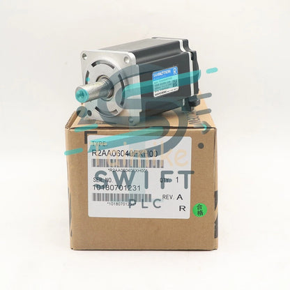 1PCS For SANYO R2AA06040FXH00 400W AC220V Servo Motor