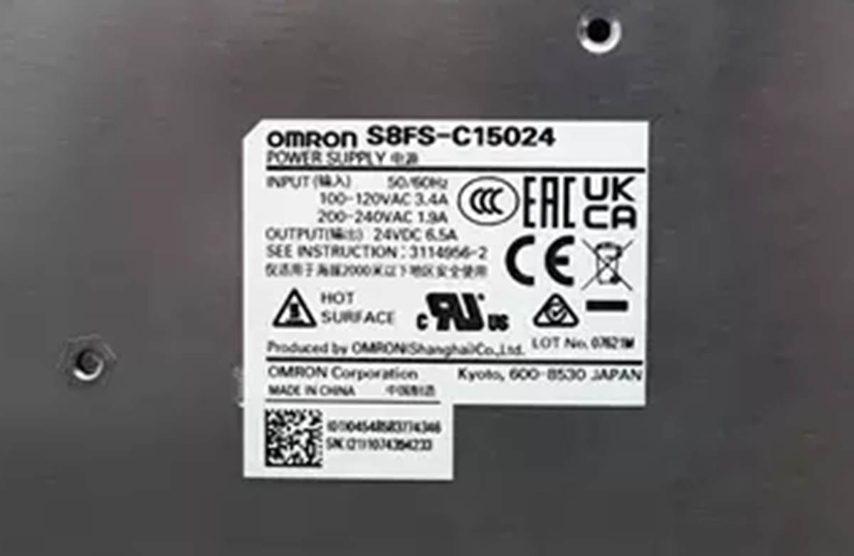 OMRON Switching Power Supply S8FS-C15024 - OMRON