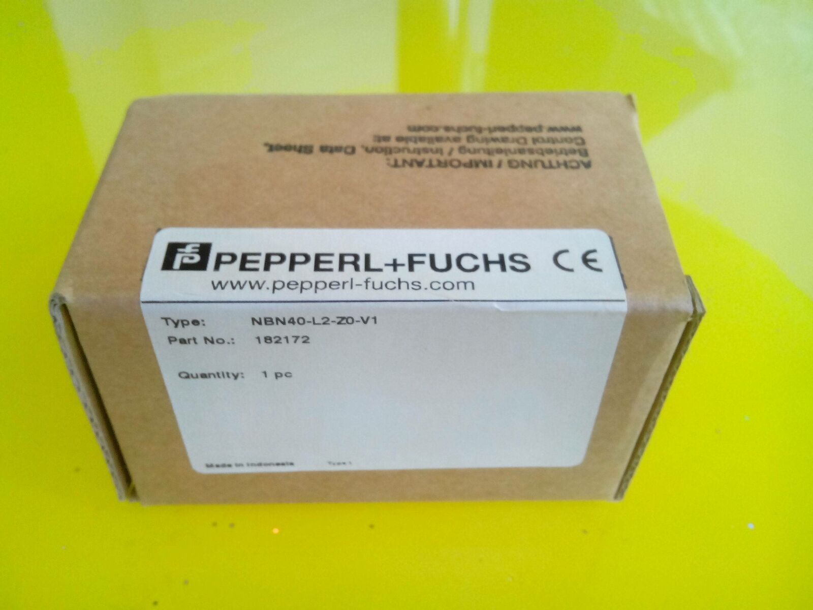 1-Piece Pepperl+Fuchs NBN40-L2-Z0-V1 Proximity Switch - PEPPERL+FUCHS