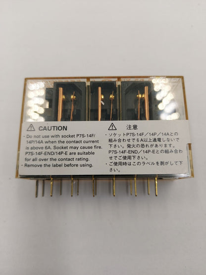 Relay G7S-3A3B DC24V Used - OMRON
