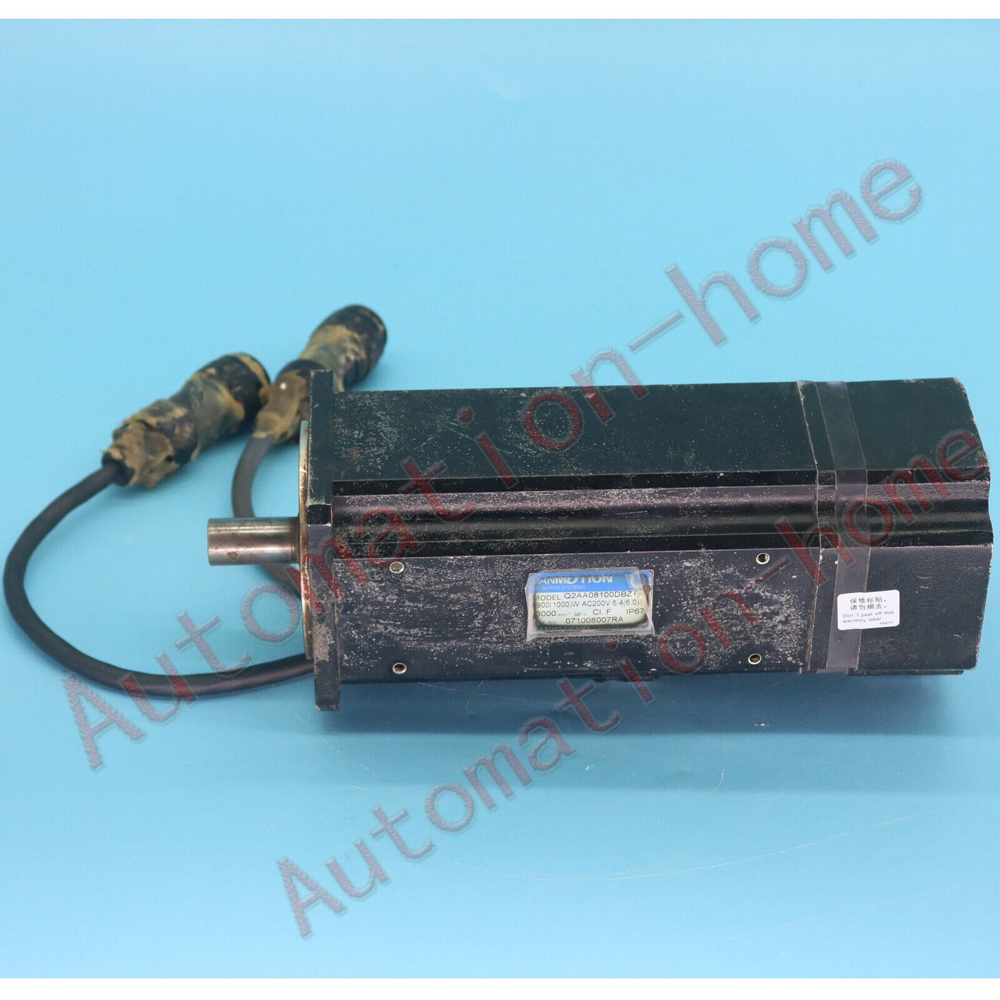 used 1PCS Sanyo AC Servo motor Q2AA08100DBZTA Tested#QW