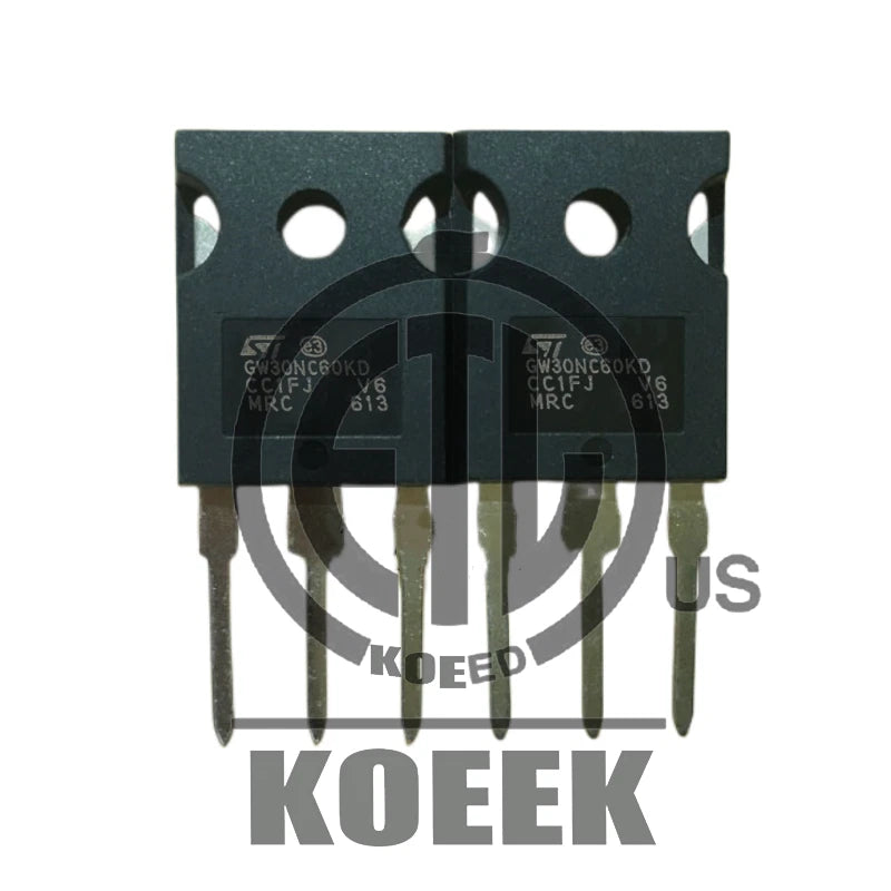 10 PCS GW30NC60KD STGW30NC60KD TO-247 Integrated circuit board MOSFET Hi-Q