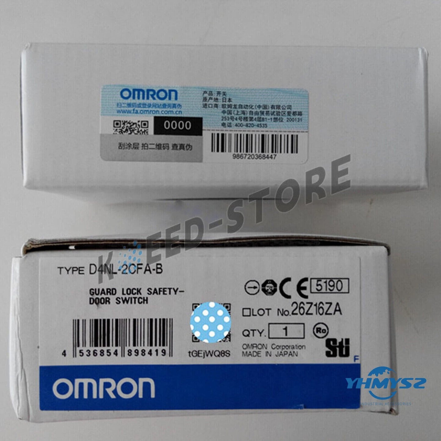 1PCS Omron D4NL-2CFA-B Safety Door Switch D4NL2CFAB