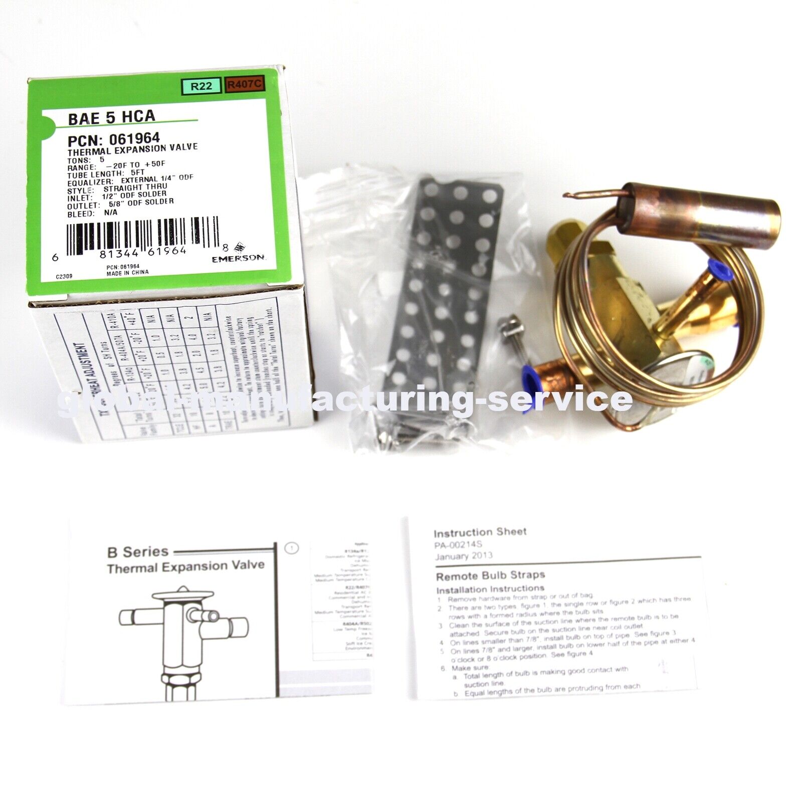 New Emerson BAE 5 HCA Thermal Expansion Valve: Thermal expansion valve with high efficiency and durability for industrial applications - EMERSON