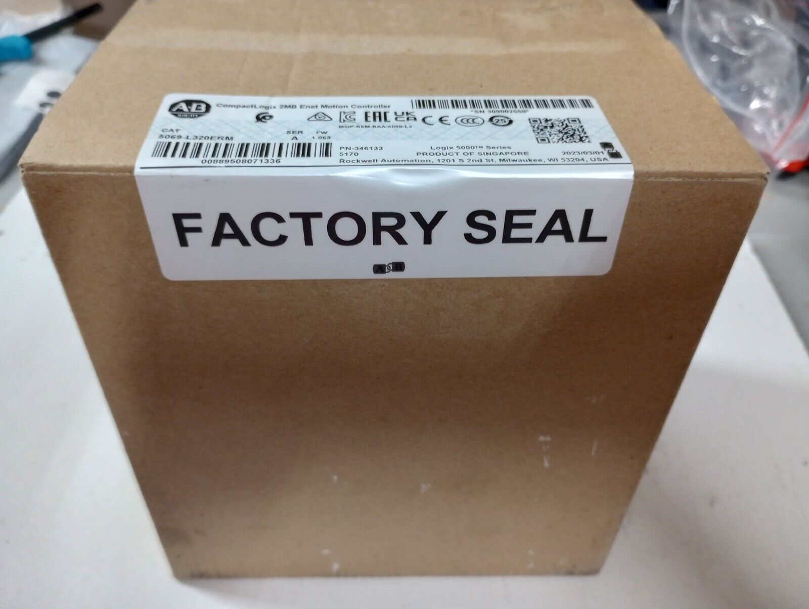 Allen Bradley 5069-L320ERM Controller CompactLogix 5380 2023 - ALLEN BRADLEY